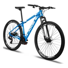 Bicicleta Aro 29 Kairos 24 Marchas Freios A Disco Cor Azul Oceano/branco Tamanho Do Quadro 17 Foto mini 1