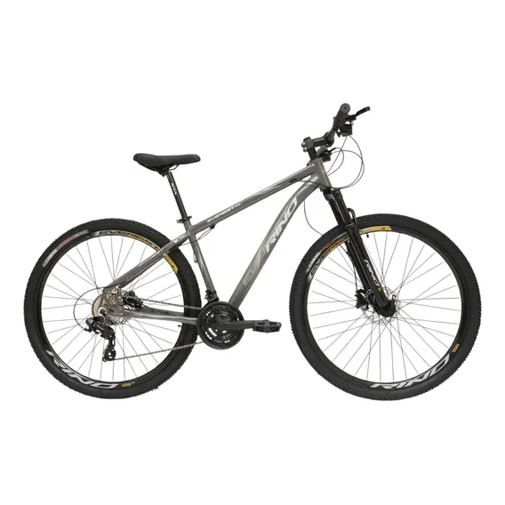 Bicicleta Aro 29 Rino Everest 24v Shimano + Trava + K7 Cor Grafito Foto 1