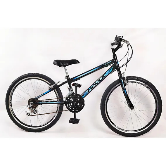 Bicicleta Aro Aero 24 18v Havoc Aço Com Marcha Foto 1