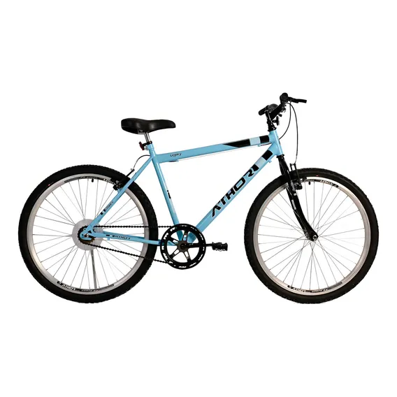 Bicicleta Athor Legacy Aro 26 Em Aço Carbono Azul Foto 1