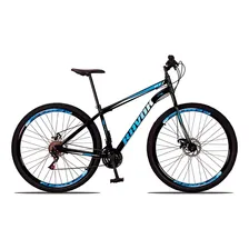 Bicicleta Bike Aço 21 Marchas Velocidades Aro 29 Cor:azul Foto mini 1