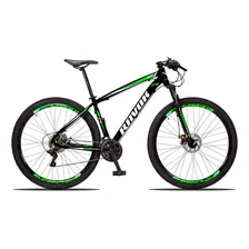 Bicicleta Bike Aro 29 Alumínio 21v Shimano Verde Tam 21 Foto  mini 1