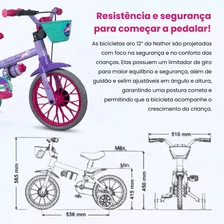 Bicicleta Bike Infantil Aro 12 Cecizinha Caloi Nathor Foto mini 4
