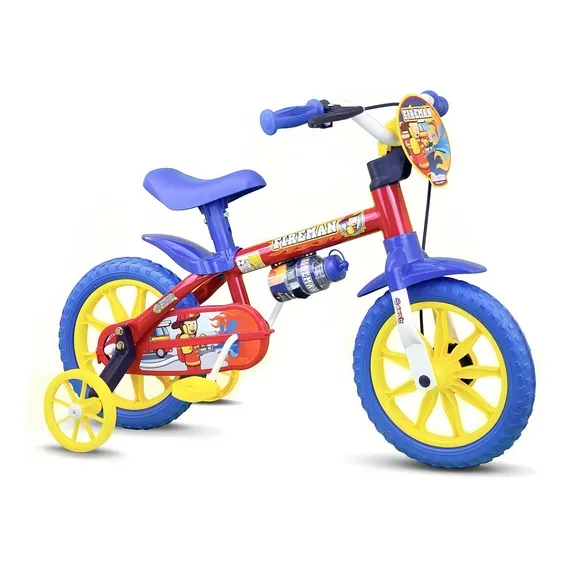 Bicicleta Bike Infantil Nathor Aro 12 Fire Man 2 A 5 Anos Foto 1