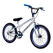 Bicicleta bmx Cross BMX R20 - branco/azul Foto mini 1