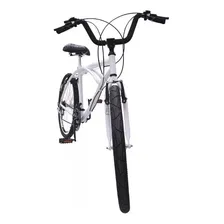 Bicicleta Caiçara Beach Aro 26 Praiana Confort 18v Krs Cor Branco Foto mini  2