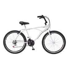Bicicleta Caiçara Beach Aro 26 Praiana Confort 18v Krs Cor Branco Foto  mini 1