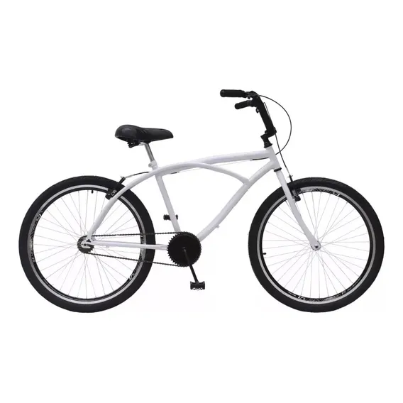 Bicicleta Caiçara Beach Aro 26 Praiana Confort Krs Cor Branco Foto 1