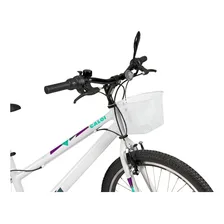 Bicicleta Caloi Ceci Aro 24 21v Branco Foto mini 4