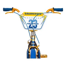 Bicicleta Caloi Cross Extra Light Aro 20 Ed. Limitada 2023 Cor AZUL/AMAR/DOUR Foto mini  3