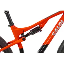 Bicicleta Caloi Elite Carbon Fs Aro 29 12v Vermelho 2021 Foto mini 4