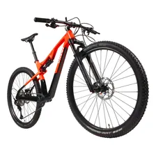 Bicicleta Caloi Elite Carbon Fs - Full Suspension - Tam M Cor Vermelho Foto mini 1