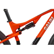 Bicicleta Caloi Elite Carbon Fs - Full Suspension - Tam M Cor Vermelho Foto mini 2