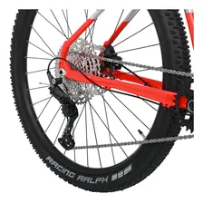 Bicicleta Caloi Elite Deore 12v Moutain Bike Aro 29 Cor Alumínio Cor Vermelho Foto mini 4