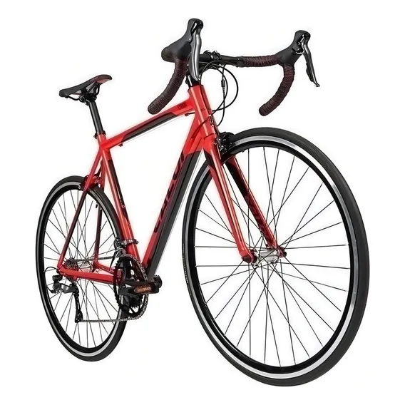 Bicicleta Caloi Strada Speed Claris R2000 2x8 16v Alumínio Cor Vermelho Tamanho do quadro M Foto 1