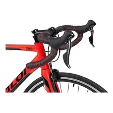 Bicicleta Caloi Strada Speed Claris R2000 2x8 16v Alumínio Cor Vermelho Tamanho do quadro M Foto mini 3