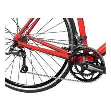 Bicicleta Caloi Strada Speed Claris R2000 2x8 16v Alumínio Cor Vermelho Tamanho do quadro M Foto mini 4