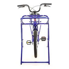 Bicicleta Cargueira Carga Pesada Food Bike Multiuso Azul Foto mini 2
