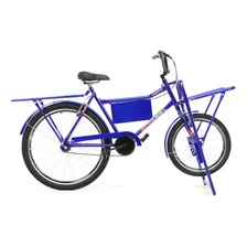 Bicicleta Cargueira Carga Pesada Food Bike Multiuso Azul Foto mini 1