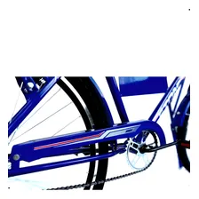 Bicicleta Cargueira Food Bike Aro 26 Azul Stone Bike 2 Bagageiros Foto mini 4