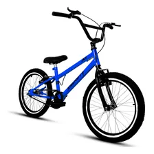 Bicicleta Cross Bmx Criança Aro 20 Free Style Infantil Ello Cor Azul Foto  mini 1