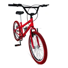 Bicicleta Cross Bmx Criança Aro 20 Free Style Infantil Ello Cor Vermelho Foto mini 2