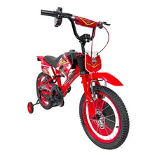 Bicicleta cross infantil Unitoys Moto Cross R16 - vermelho Foto mini  2