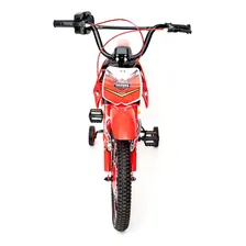 Bicicleta cross infantil Unitoys Moto Cross R16 - vermelho Foto mini  3