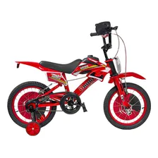 Bicicleta cross infantil Unitoys Moto Cross R16 - vermelho Foto  mini 1