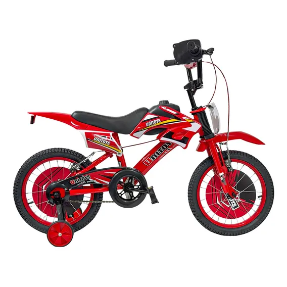 Bicicleta cross infantil Unitoys Moto Cross R16 - vermelho Foto 1