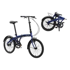 Bicicleta dobrável dobrável Durban Eco R20 - azul Foto mini 3