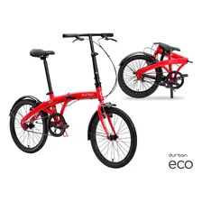 Bicicleta dobrável dobrável Durban Eco R20 - vermelho Foto mini 3