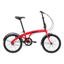 Bicicleta dobrável dobrável Durban Eco R20 - vermelho Foto mini 1