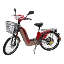 Bicicleta Elétrica 350w 48v 12ah Sousa Bike Cor Vermelha Foto mini 1