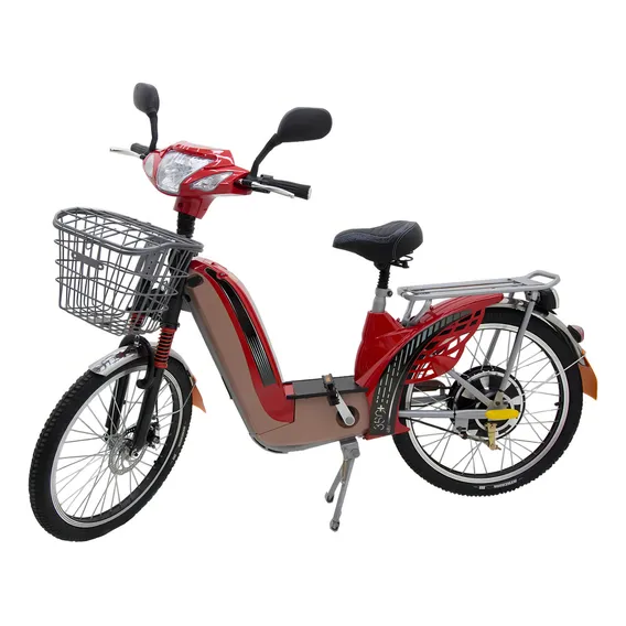 Bicicleta Elétrica 350w 48v 12ah Sousa Bike Cor Vermelha Foto 1