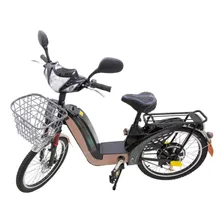 Bicicleta Elétrica 350w 48v Com Alarme Até 100kg Cor Preta Foto mini 1