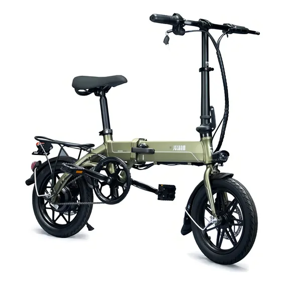 Bicicleta Elétrica E-bike Mini Bateria Lítio 48v 400w F1 Cor Verde Foto 1