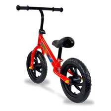 Bicicleta Equilibrio Sem Pedal Infantil Aro 12 Vermelha Foto mini 3