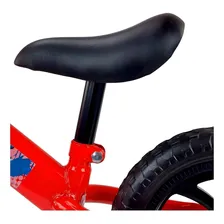 Bicicleta Equilibrio Sem Pedal Infantil Aro 12 Vermelha Foto mini 4