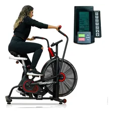 Bicicleta Ergométrica Air Bike Profissional Resistencia Ar Foto mini 1