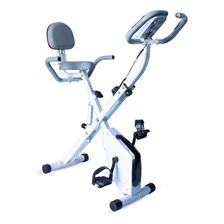 Bicicleta Ergométrica Bike Vertical Dobrável Magnética Cor Branco Não Possui Foto mini 1