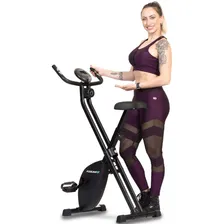 Bicicleta Ergométrica Dobravel PodiumFit XB100 Magnetica 8 cargas Silenciosa Cor Preto Foto mini 4