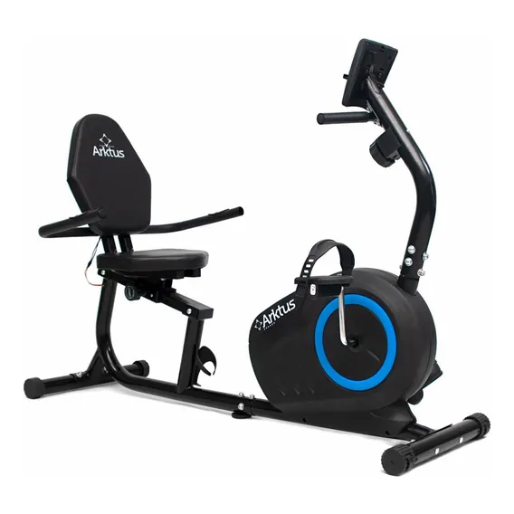 Bicicleta Ergométrica Magnética Aço Carbono Cor Preto Arktus Foto 1