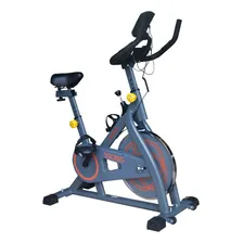Bicicleta Ergométrica Spinning Athletic Advanced Cinza Foto mini  2