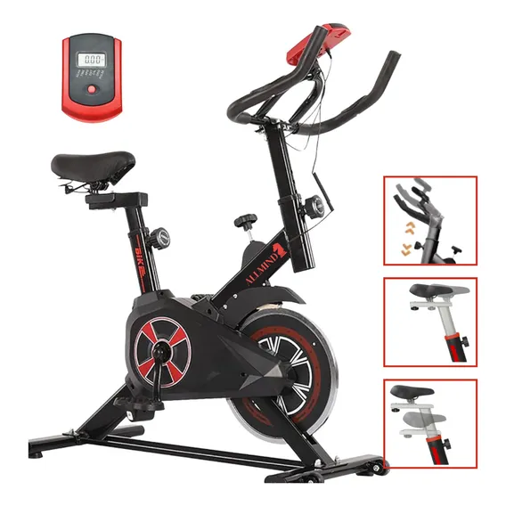 Bicicleta Ergometrica Spinning Mecanica Bike Academia Bicilletab Exercicios Foto 1