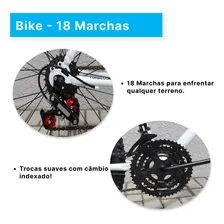 Bicicleta Feminina Forss Anny Aro 26 C/cestinha 18 Marchas Cor Branco Foto mini 3