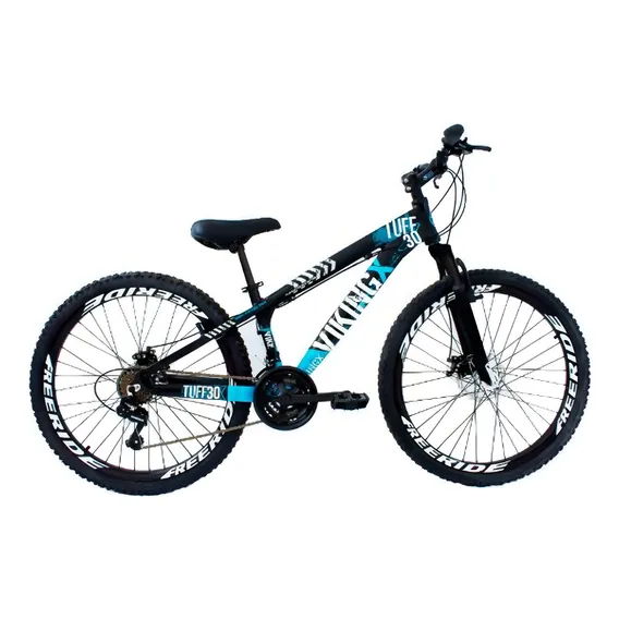 Bicicleta Freeride Aro 26 Freio À Disco 21v Vikingx Foto 1