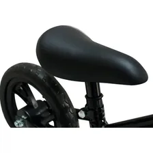 Bicicleta Infantil Aro 12 Equilibrio Sem Pedal Preto Foto mini 4