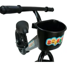 Bicicleta Infantil Aro 12 Equilibrio Sem Pedal Preto Foto mini 3