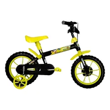 Bicicleta Infantil Aro 12 Lillo Preto Com Acessorios Samy Foto mini 1